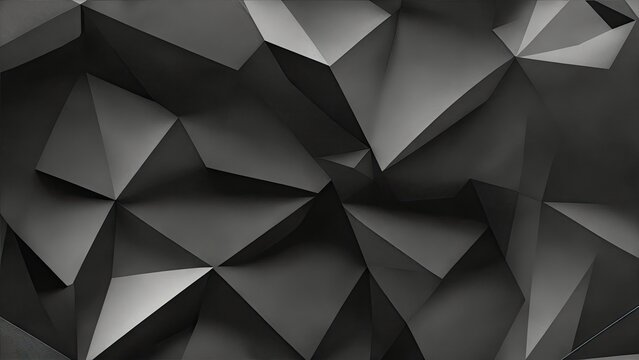 Black and Gray abstract modern Geometric shapes background