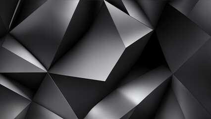 Black and Gray abstract modern Geometric shapes background