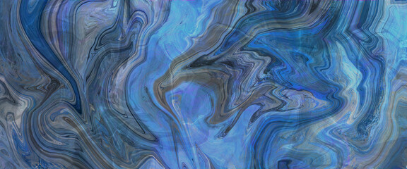 Fototapeta premium Abstract liquified paint background, Iridescent marbled holographic texture, artistic covers design. Modern fluid colors backgrounds. Good for trendy background, wallpapers, posters, cards, invitation