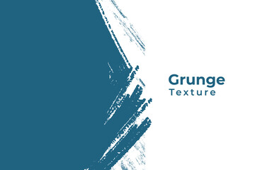 Abstract brush stroke grunge textured on white background