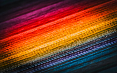 A soft-focused depiction of a textured gradient background exhibiting a spectrum of rainbow colors