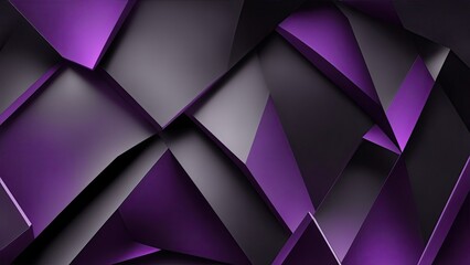 Black and deep purple abstract modern Geometric shapes background