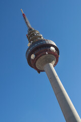 Torrespaña communication tower known as the Piruli in Madrid. Spain