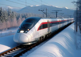 Fototapeta premium speed train of DB Deutsche