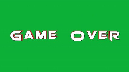 Game Over 3D Text Animation: Maximizing Engagement and Retention in Video Games - Powered by Adobe