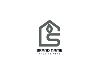 modern monogram letter logo design