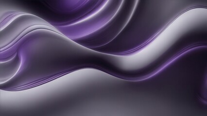 Gray and purple 3D waves abstract Background