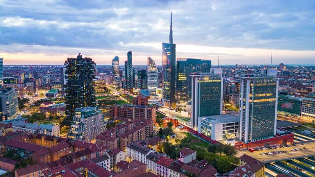 Milan, Italy Financial District