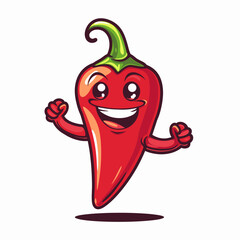 Chilli pepper mascot
