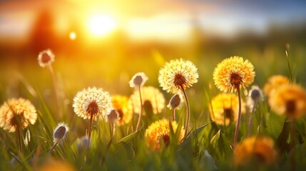 Obraz premium field of flowers