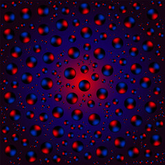 Vector pattern with abstract shapes. Abstract background. Trendy hipster print. Modern stylish texture. Repeating geometric tiles with circles