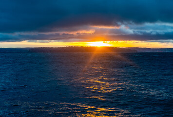 Bright Puget Sound Sunset 3