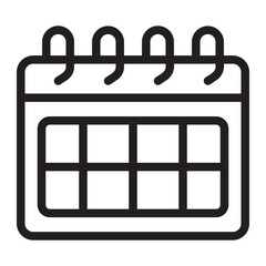 calendar line icon