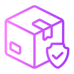 Obraz premium insurance gradient icon