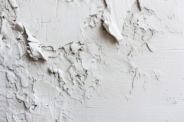 Textured White Concrete Wall Background with Plaster Detail