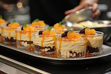 Diversity of puddings: classics and healthy in culinary workshop., generative IA