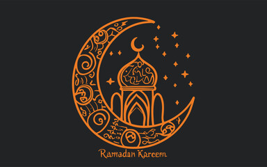 Ink and Insight: Hand-Drawn Ramadan Kareem Bliss