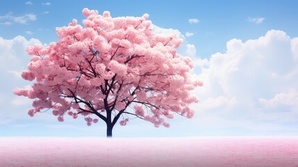 vibrant blossom spring background illustration colorful fresh, growth blooming, beauty season...