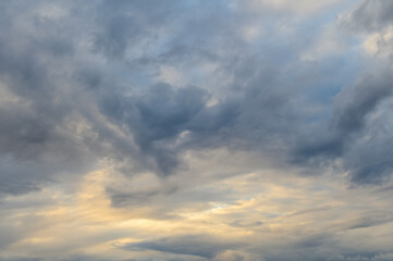 clouds sky before sunset over the Mediterranean sea 7