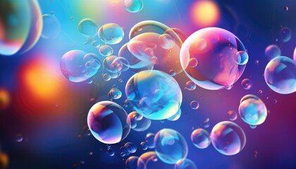 soap bubbles background texture