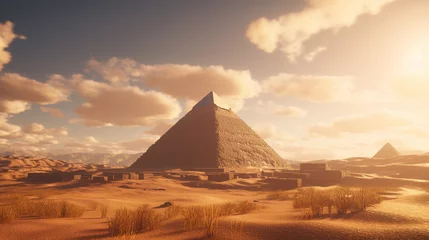 Foto op Canvas Great Pyramid of Giza © Евгений Высоцкий