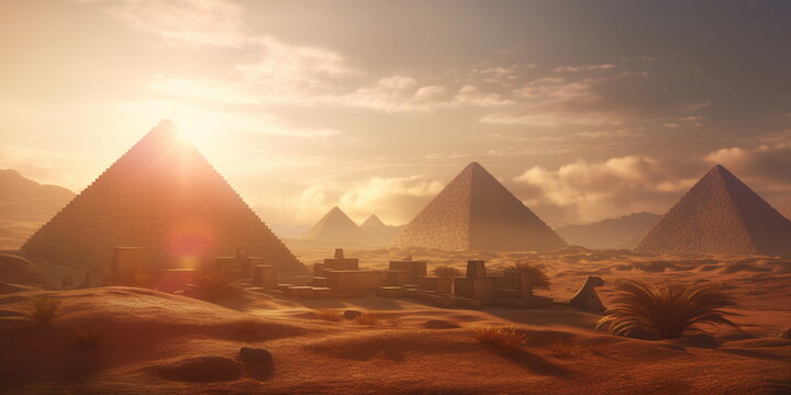 pyramids of giza