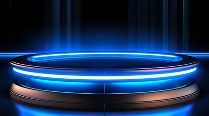 blue spotlight