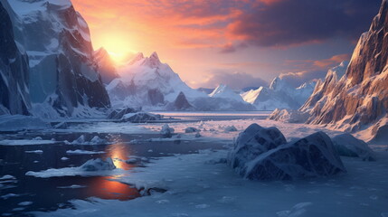 off the coast of Antarctica