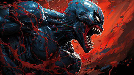 Venom pop art syle