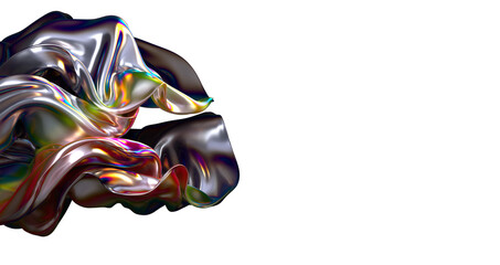 Colorful Illusion: Delve into a Chromatic 3D Wonderland