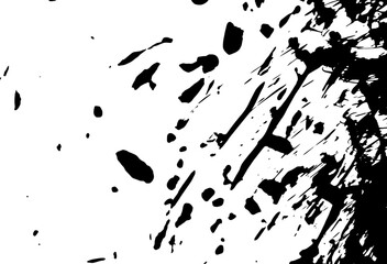 Rustic grunge vector texture with grain and stains. Abstract noise background. Weathered surface. Dirty and damaged. Detailed rough backdrop. Vector graphic illustration with transparent white. EPS10.