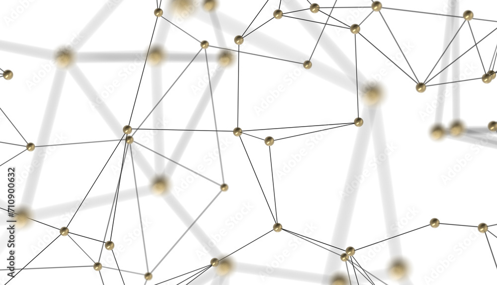 Poster Big data visualization background.Abstract technology