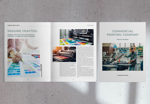 Printing Company Brochure Layout