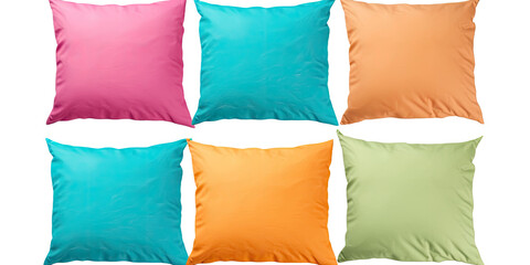 colorful pillow, isolated