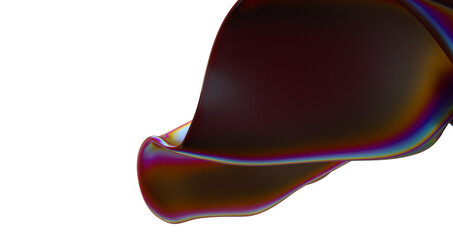 Radiant Chromatic Palette: An Enchanting 3D Journey of Colors