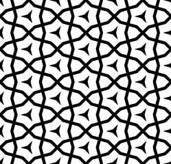 Fototapeta premium Black seamless abstract pattern. Overlay for background and backdrop. Ornamental design. PNG graphic illustration with transparent background.