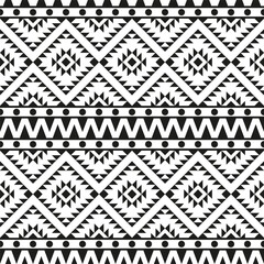 Seamless ethnic geometric pattern. Vector illustration.