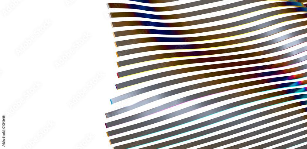 Aufkleber chromatic symphony: harmonizing colors in a 3d background