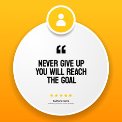 3D bubble testimonial banner, quote, infographic. Social media post template designs for quotes. Empty speech bubbles, quote bubbles and text box. Vector Illustration EPS10.