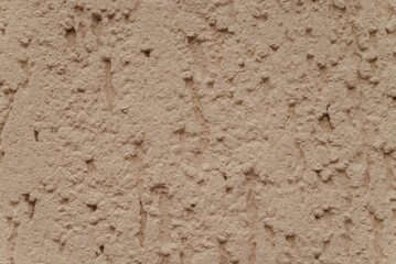 beige Plastered Brick Wall Texture. Brick Wall Seamless Surface.