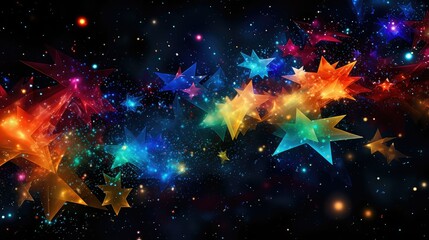 cosmic abstract stars background illustration nebula universe, astral shimmer, sparkle twinkle cosmic abstract stars background