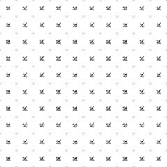 Square seamless background pattern from black giraffe symbols are different sizes and opacity. The pattern is evenly filled. Vector illustration on white background