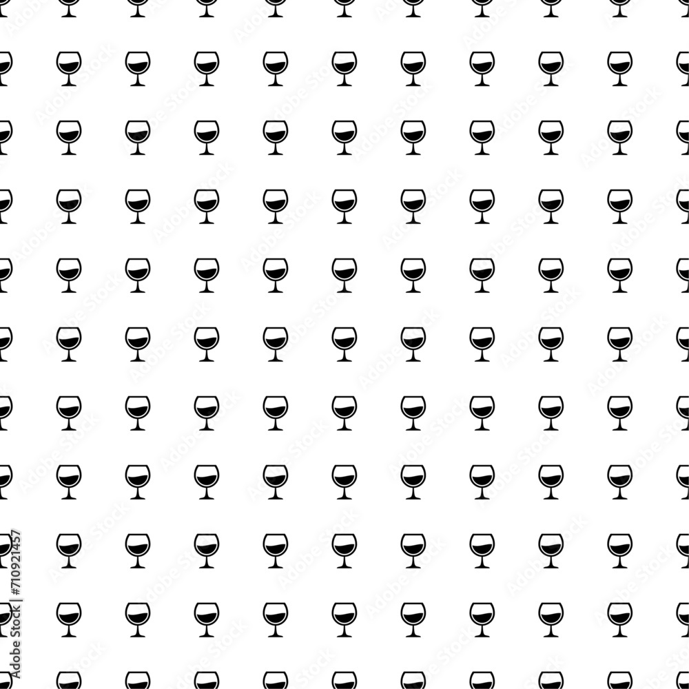 Poster square seamless background pattern from geometric shapes. the pattern is evenly filled with big blac
