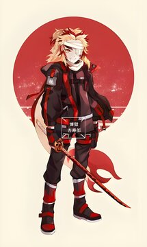 the girl with a sword