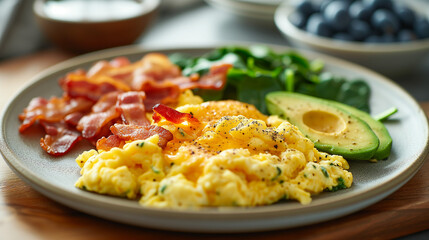 Healthy Low Carb, High Fat Breakfast