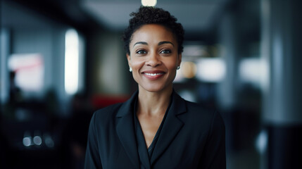 Obraz premium Smiling business woman 