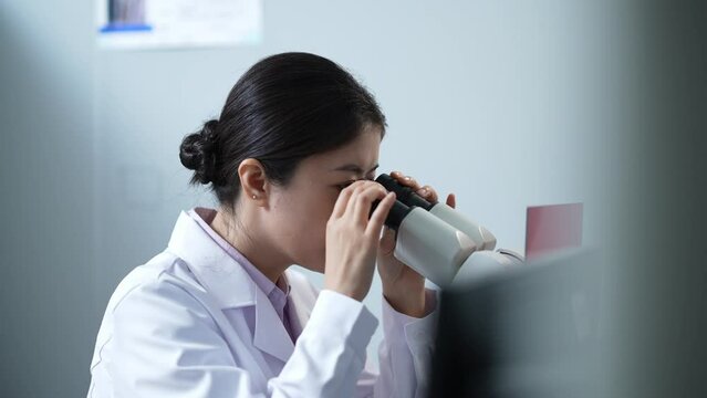woman doctor working in office