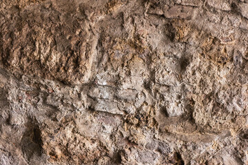 Stacked stone wall. Texture of an ancient wall.