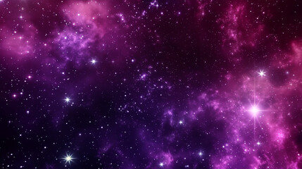 Obraz premium Scenic Animation Galaxy Outer Space Moving Stars Loop Animation. Copy paste area for texture