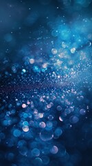 A blue nature background with sparkle. 